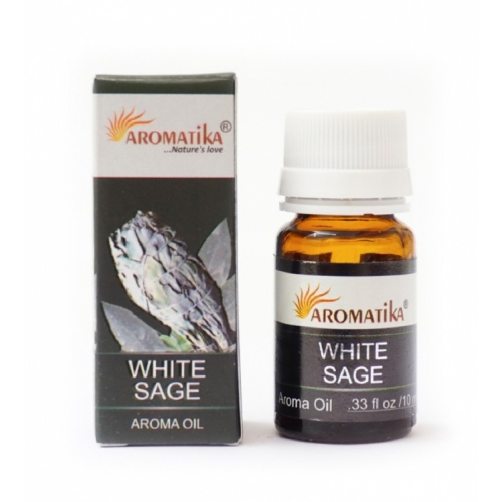 Эфирное масло Белый шалфей Aromatika Oil White Sage 10ml.