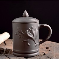 Чашка "САУТАО" из исинской глины чёрная 300 мл.