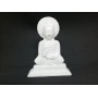 Статуэтка Будда белый мрамор, ручная работа 10 см