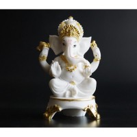 Статуэтка Ганеша сидит на троне 17 см