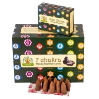 Конусы Жидкий дым 7 Чакр NAMASTE INDIA 7 CHAKRA