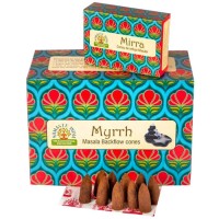 Конусы Жидкий дым Мирра NAMASTE INDIA MYRRH