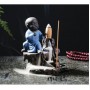 Подставка для благовоний Жидкий дым "Кунг-Фу" Монах синий