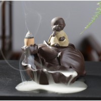 Подставка Жидкий дым "Бутон Лотоса Безмятежность" керамическая