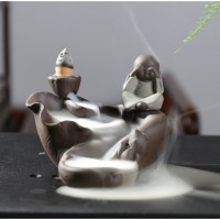 Подставка Жидкий дым "Спираль Ничего не вижу" керамическая