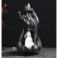 Водопад "Жидкий дым" Backflow настольный "Гуань Инь" керамический