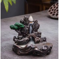 Водопад Жидкий дым Мост в горах