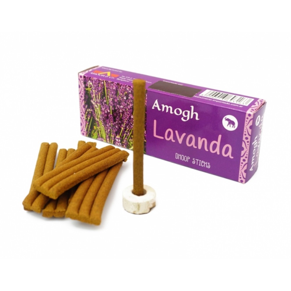 Аромапалочки Лаванда Amogh dhoop Lavender (безосновные)