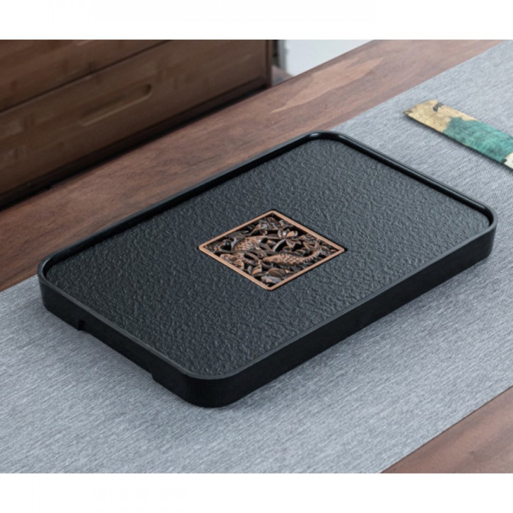 Чабань прямоугольный "Рыбки" чёрная