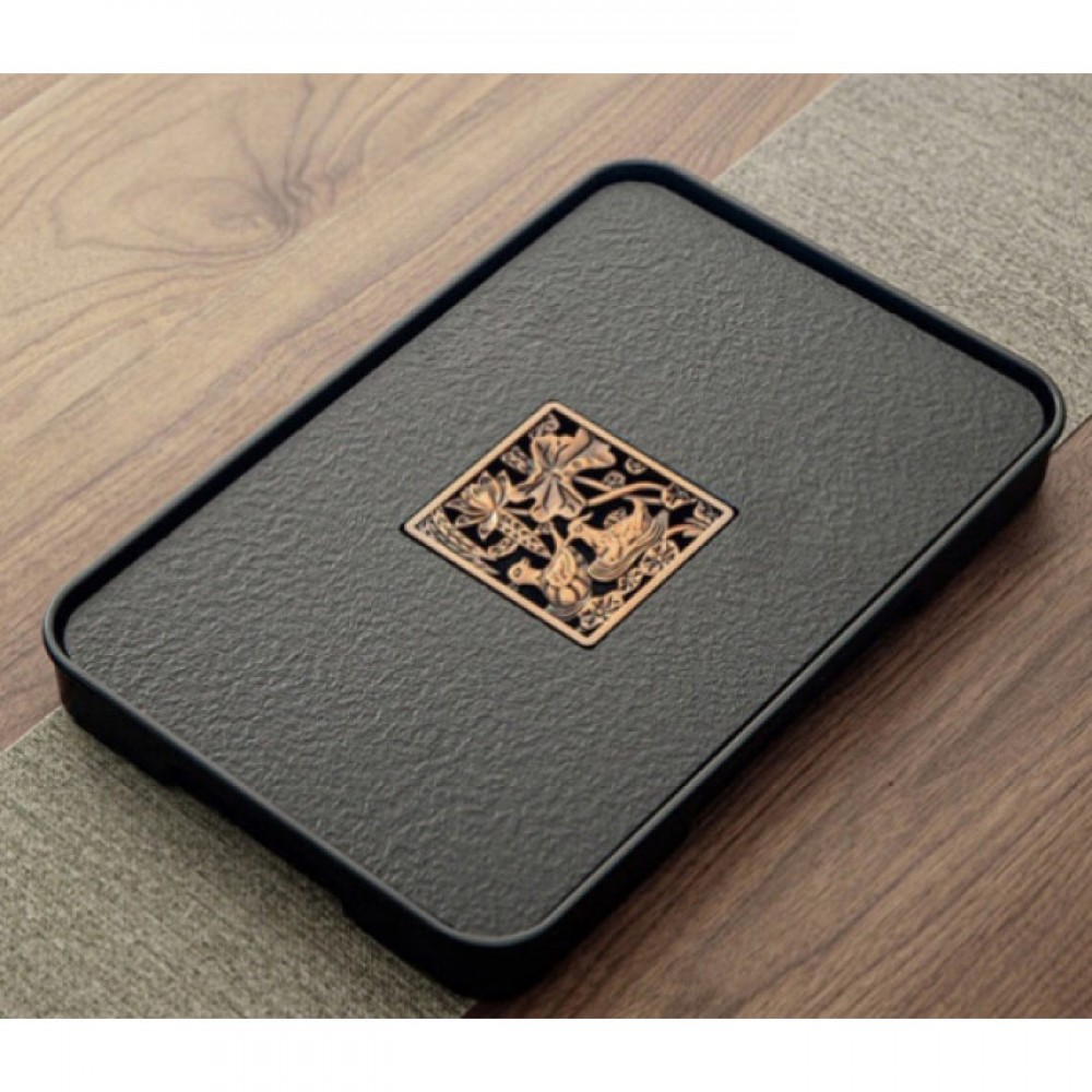 Чабань прямоугольный "Утки мандаринки" чёрная