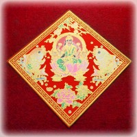 Денежный коврик "Две рыбки + Лакшми"