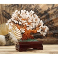 Дерево Счастья с камнями Горный хрусталь 22,5 см