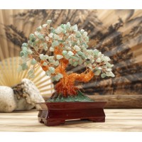 Дерево Счастья с камнями Хризолит 22,5 см