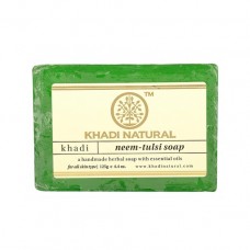 Натуральное аюрведическое мыло Ним Тулси Кхади 125 г Khadi Neem Tulsi soap