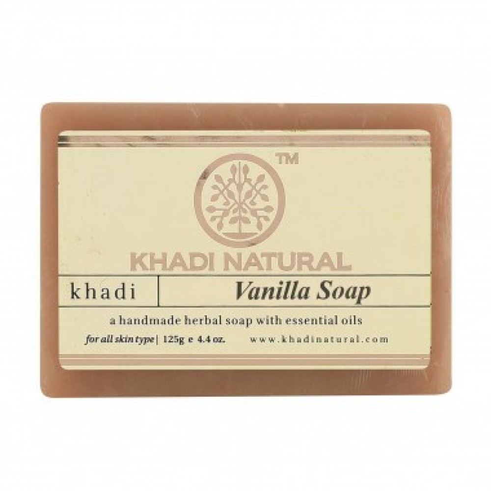 Натуральное аюрведическое мыло "Ваниль" Кхади 125 г Khadi Vanilla Soap