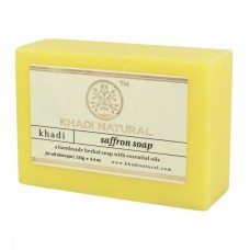 Натуральное аюрведическое мыло Кхади Шафран 125 г Khadi Saffron soap