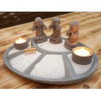 Дзен набор 'Сад камней' Три монаха №1