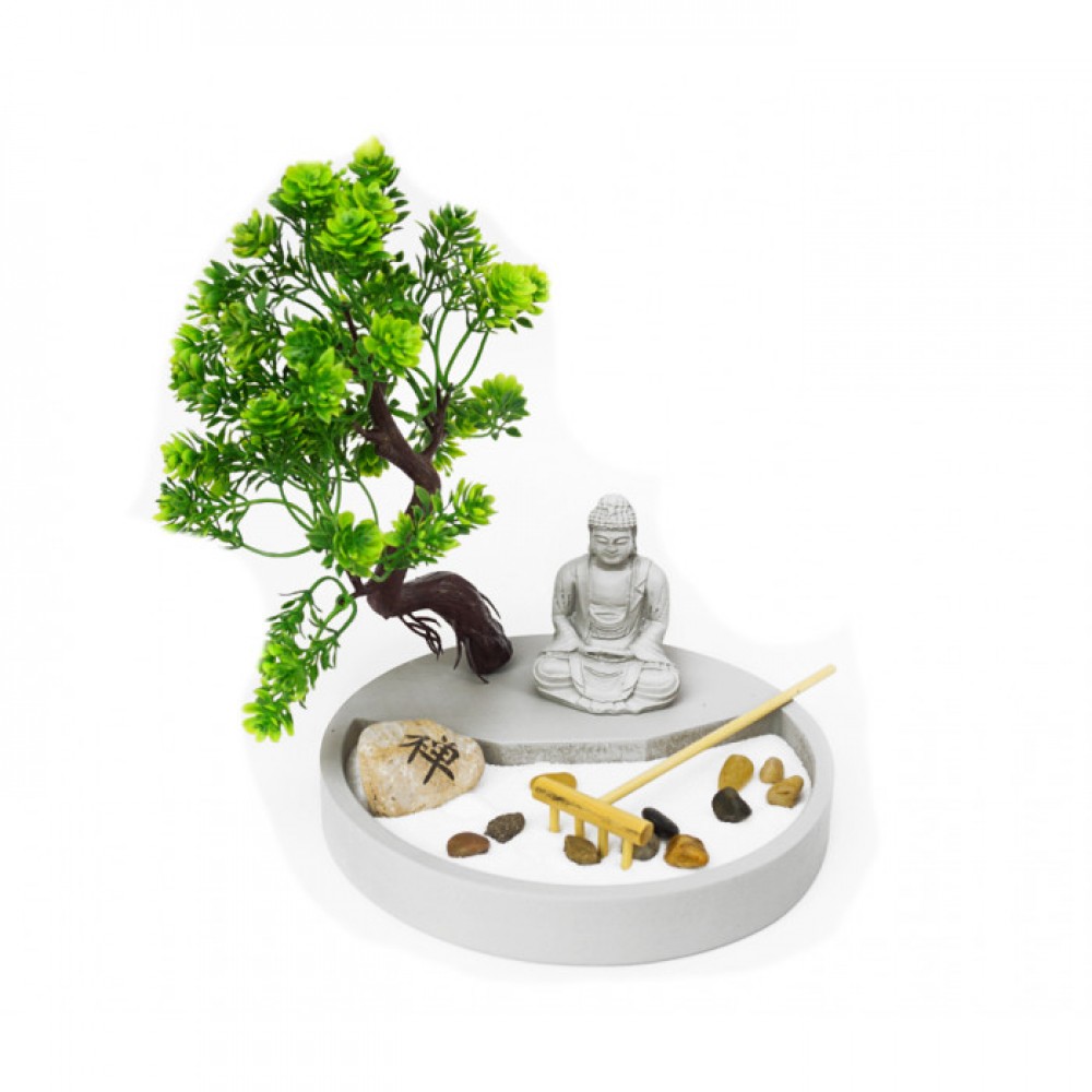Дзен набор настольный "Сад камней" Будда под деревом