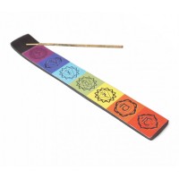 Подставка под аромапалочки лыжа из дерева манго "7 Чакр"