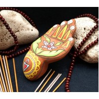 Подставка под аромапалочки терракот "Ладошка" Цветок