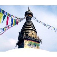 Тибетские флажки ЛУНГ-ТА 145 см. 5 флажков