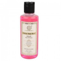 Гель для душа “Роза и мёд” Rose & Honey herbal body wash Khadi (Кхади) 210 мл